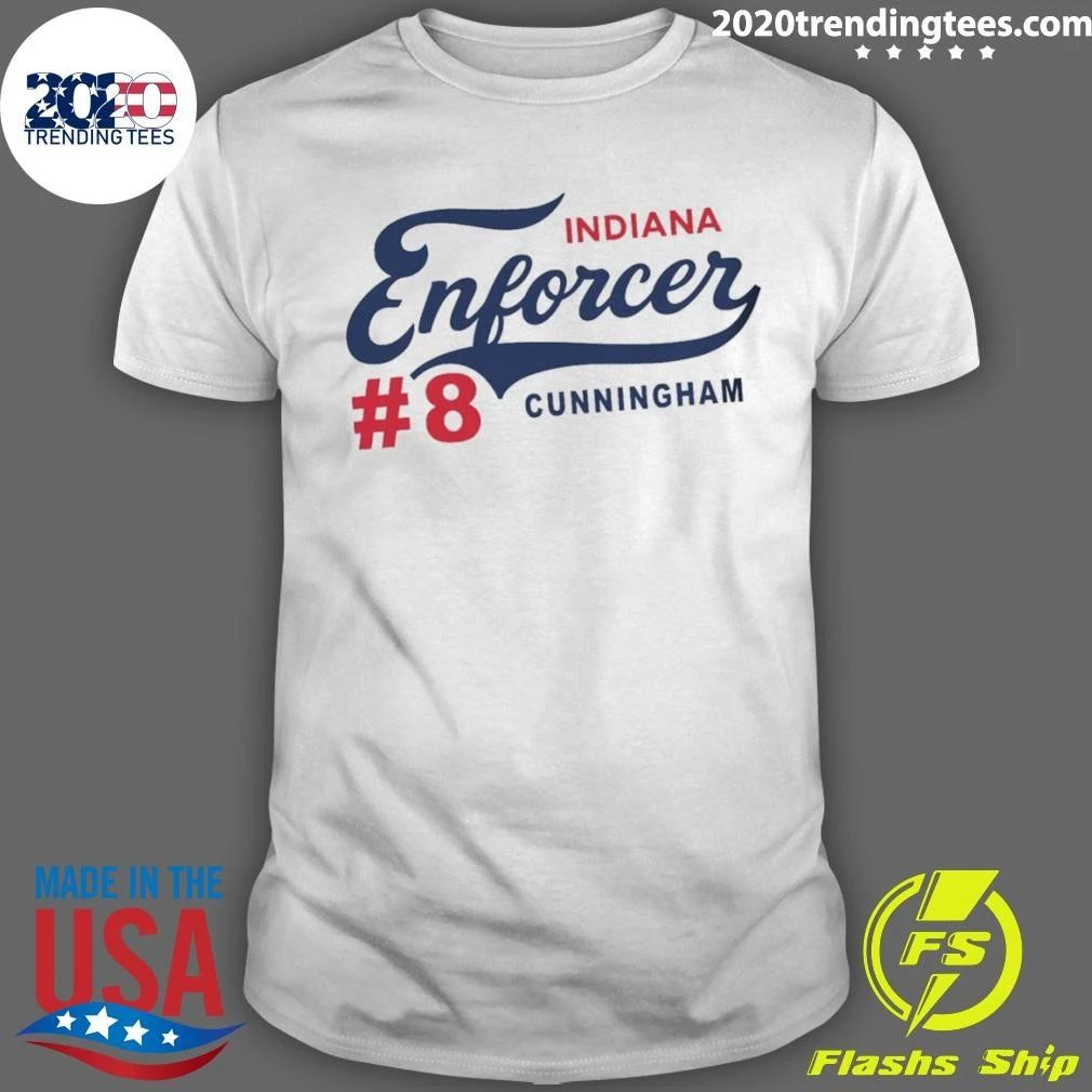 Sophie Cunningham Indiana Enforcer #8 Indiana Basketball Shirt