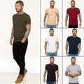 Enzo T Shirt Uomo Slim Fit Casual In Cotone Collo A Giro Manica Corta