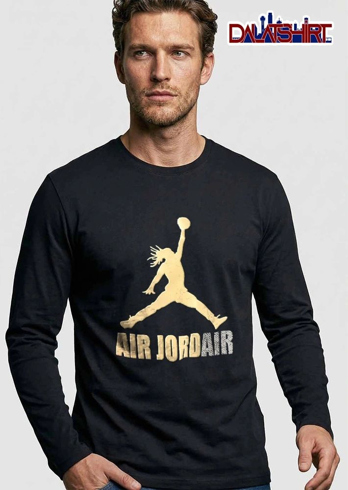 AIR Jordair Silhouette Jumpman Dreadlocks Basketball Elephant Print Stencil shirt