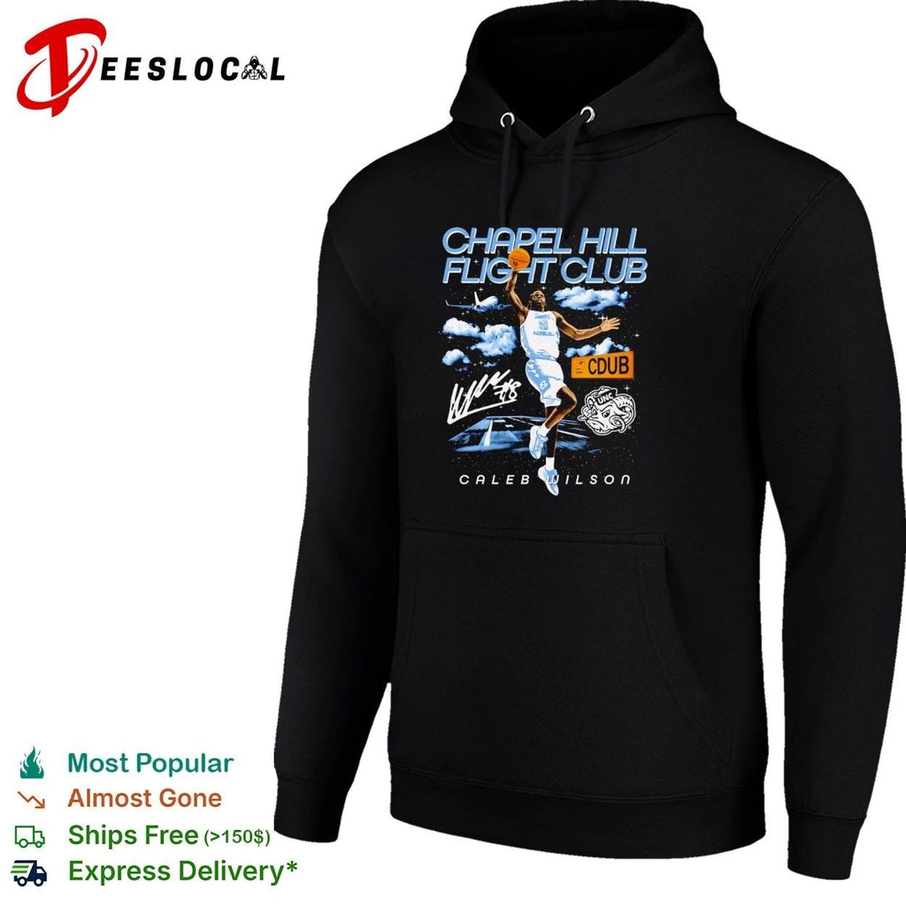 Caleb Wilson Chapel Hill Flight Club North Carolina Tar Heels T-shirt