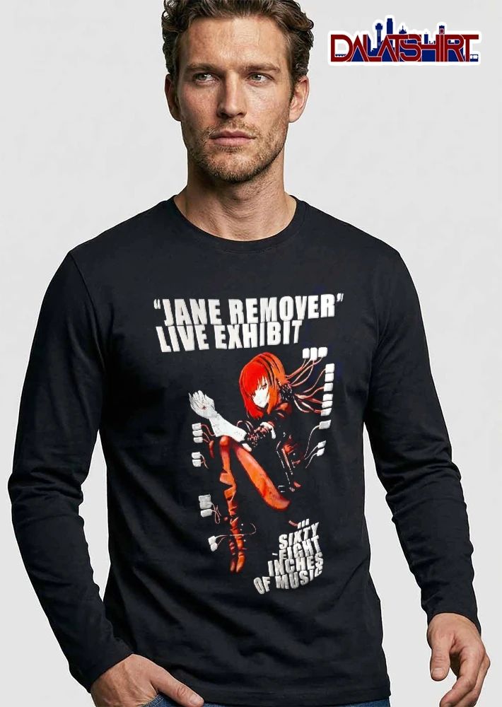 Live Exhibit Sixty Eight Inches Of Music Jane Remover Red Hair Anime Girl Floating Wires shirt