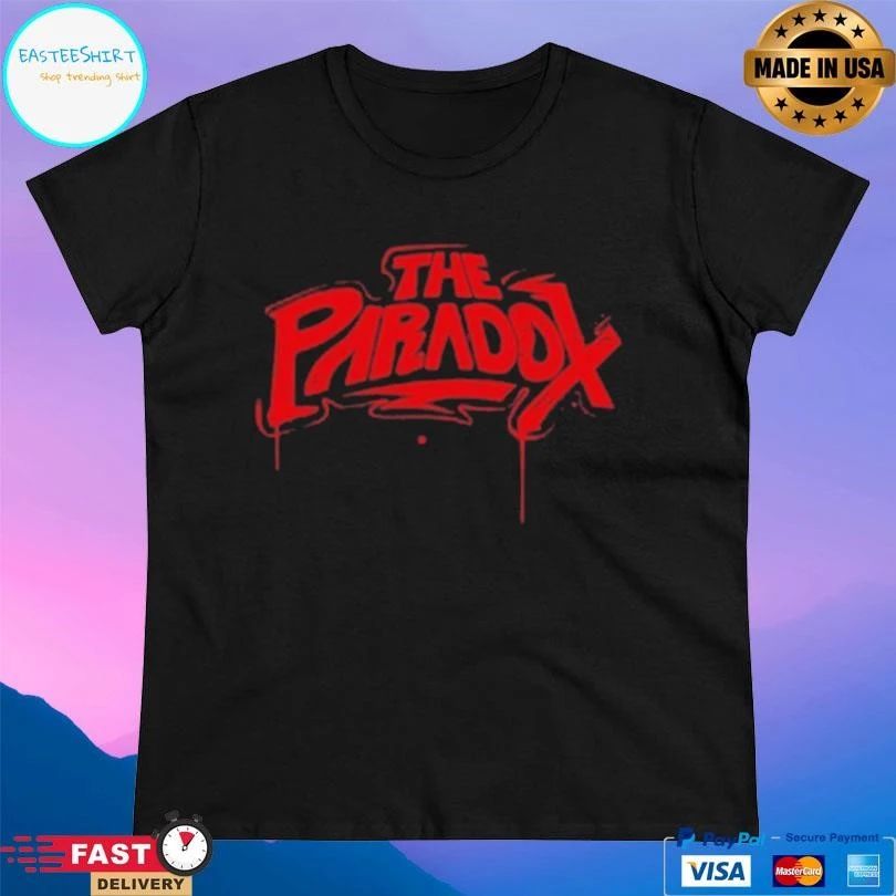 The Paradox Black Spray Paint T-shirts