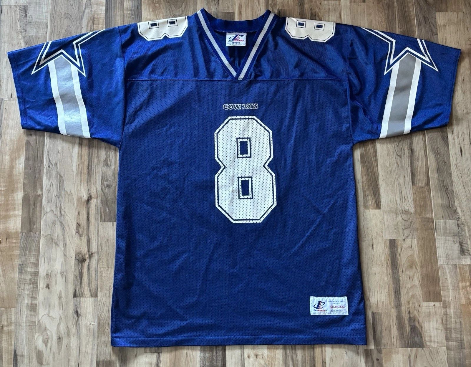 Vintage Dallas Cowboys Aikman Mesh Football Jersey, Football Team Apparel