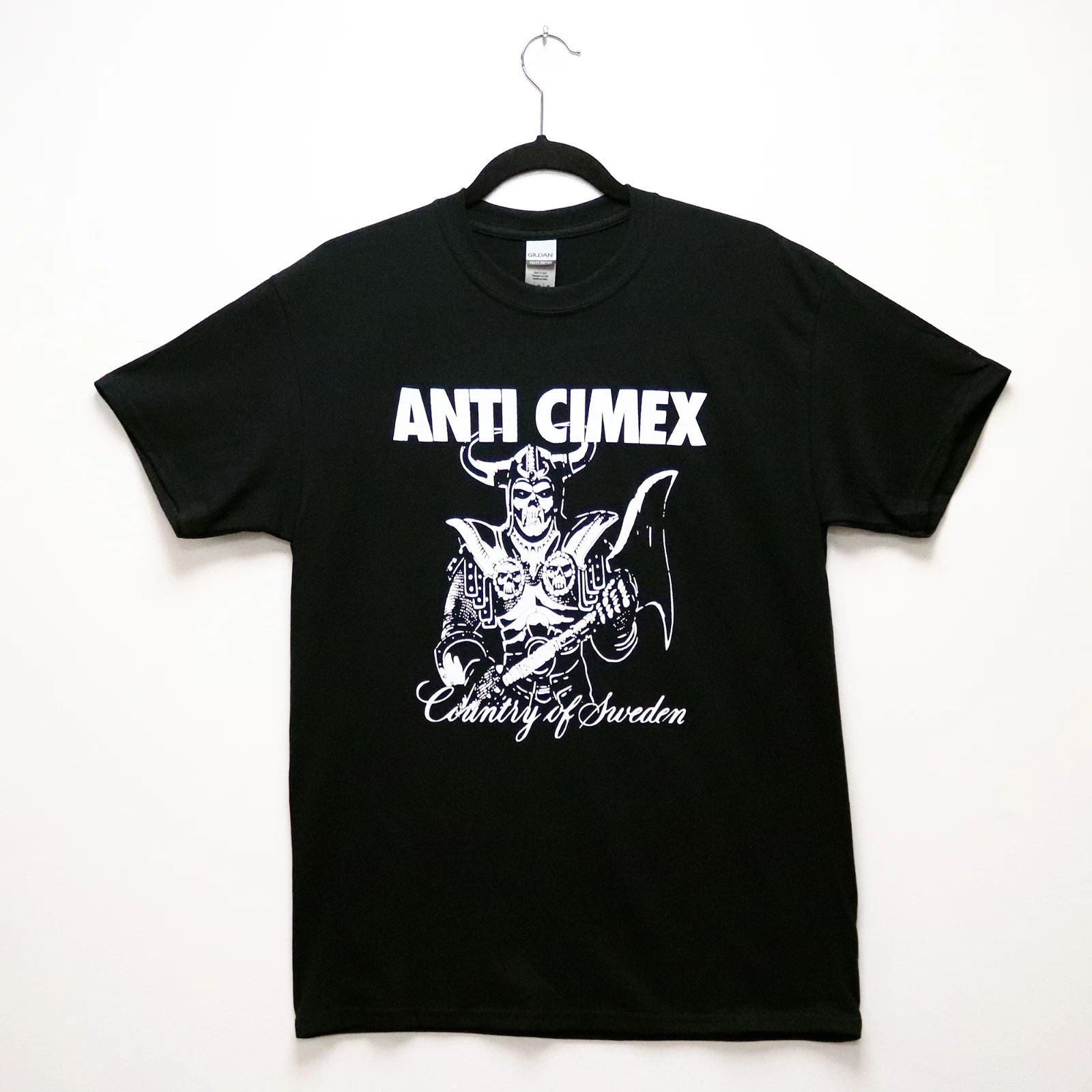 Anti Cimex - Country Of Sweden T-Shirt Crust Punk Crass D-Beat Anti-Cimex