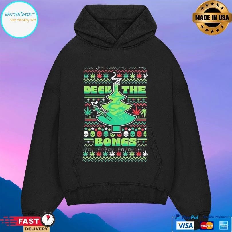 Santa Cypress Deck The Bongs T-shirts