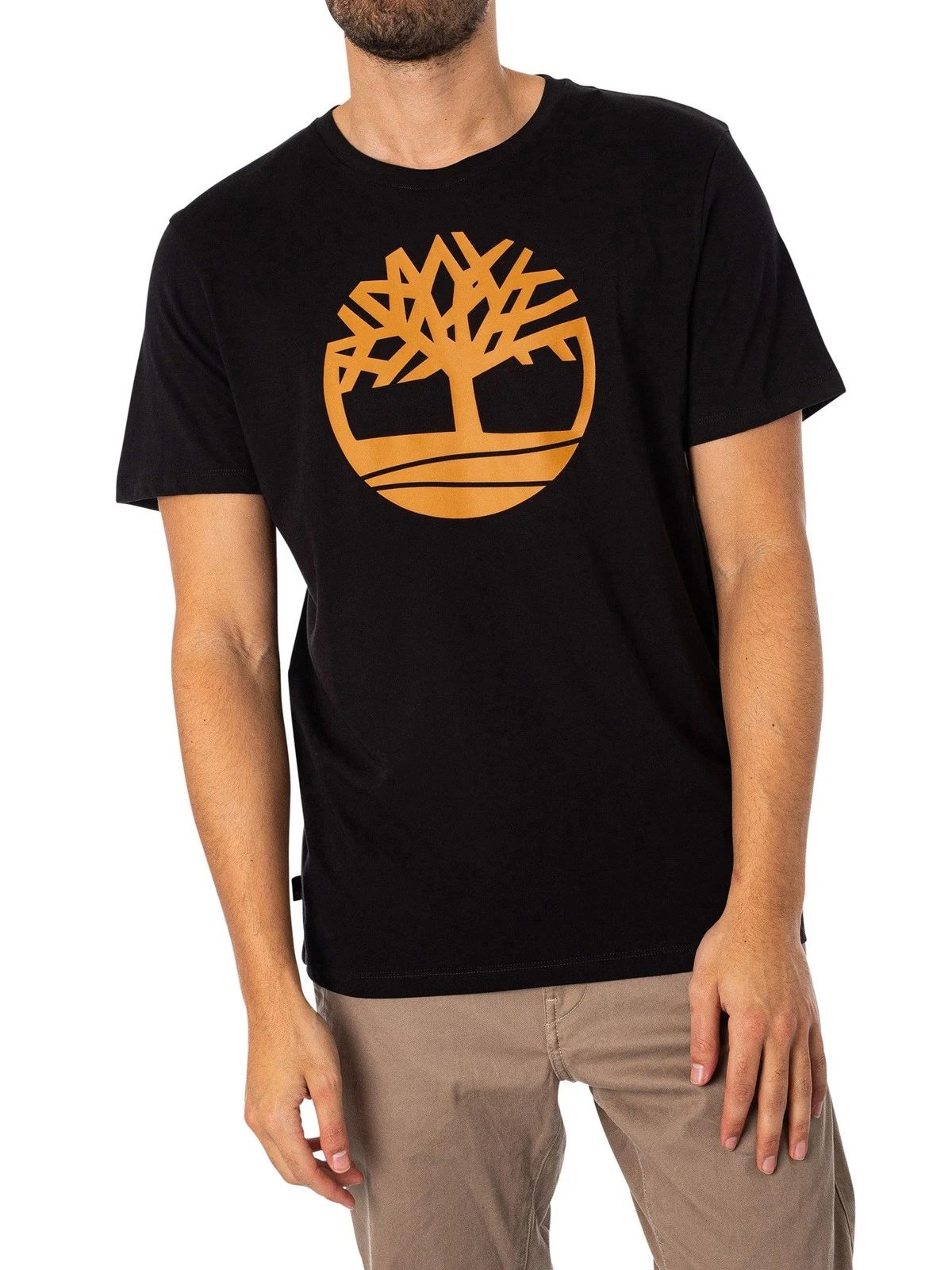 Timberland Men's Tree Logo T-Shirt, Black