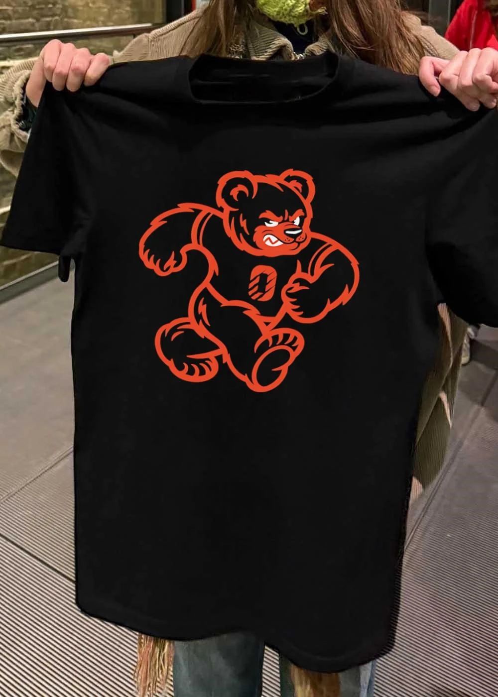 Run Bear Mascot Athletic Logo shirt