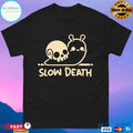 Slow Death Snail Skull T-shirts