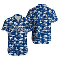 Houston Astros Blue Palm Paradise Hawaiian Shirt