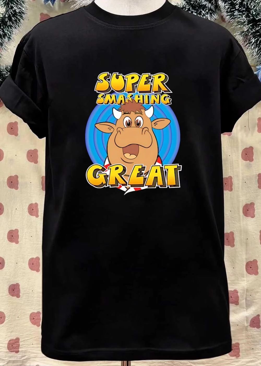Super Smashing Great Bull Cartoon shirt