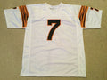 Custom Boomer Esiason White Mesh Football Jersey