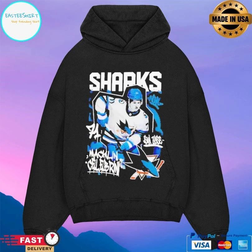San Jose Sharks Macklin Celebrini Star Moment T-shirts