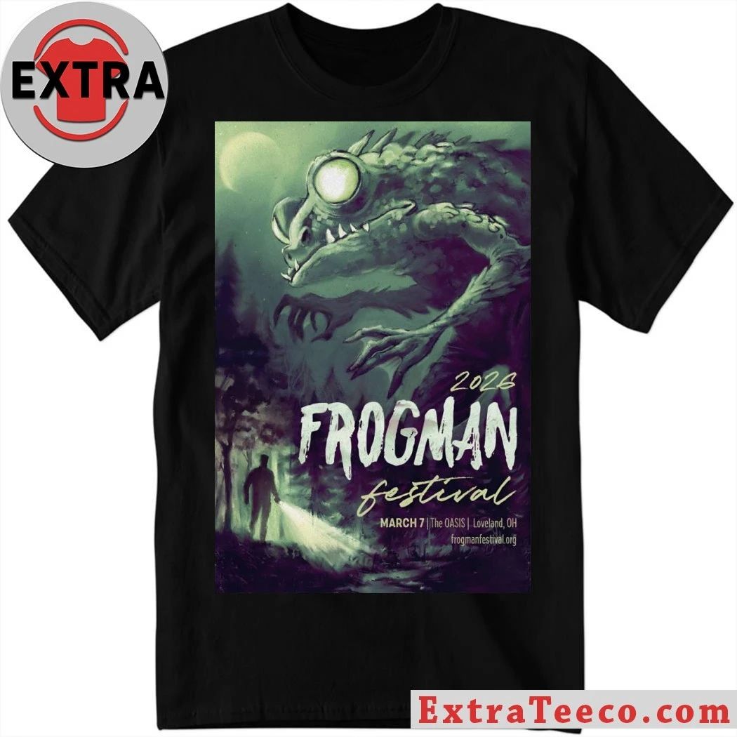 Frogman Festival Loveland OH On March 7 2026 Poster Shirt