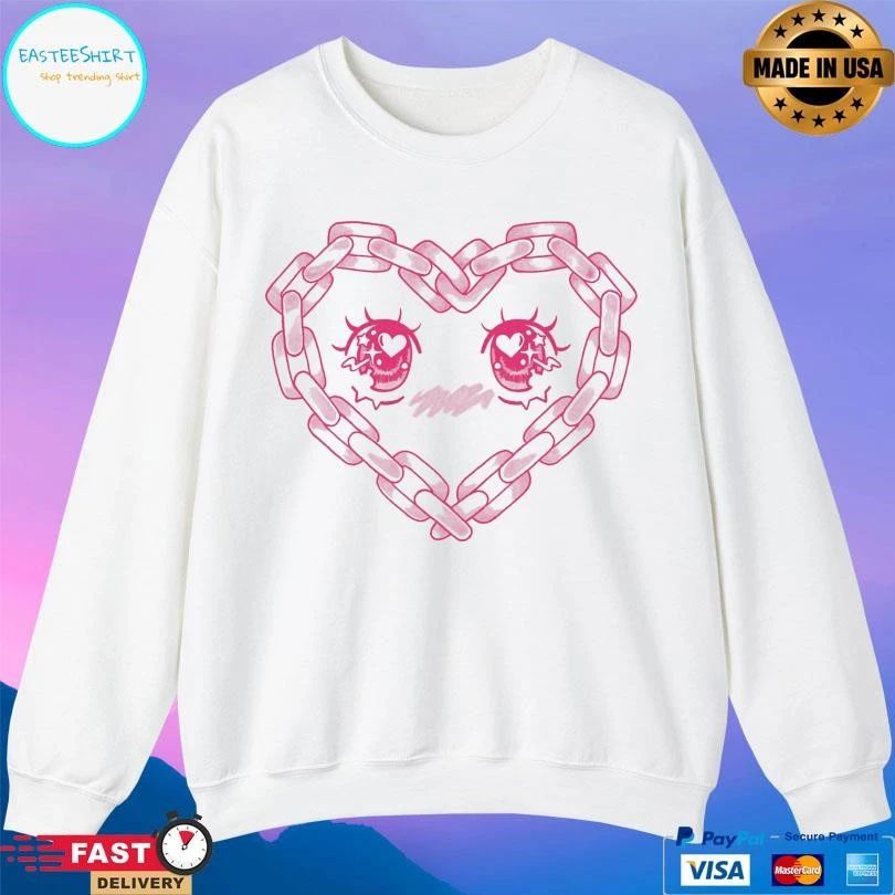Kawaii Eyes Heart T-shirts