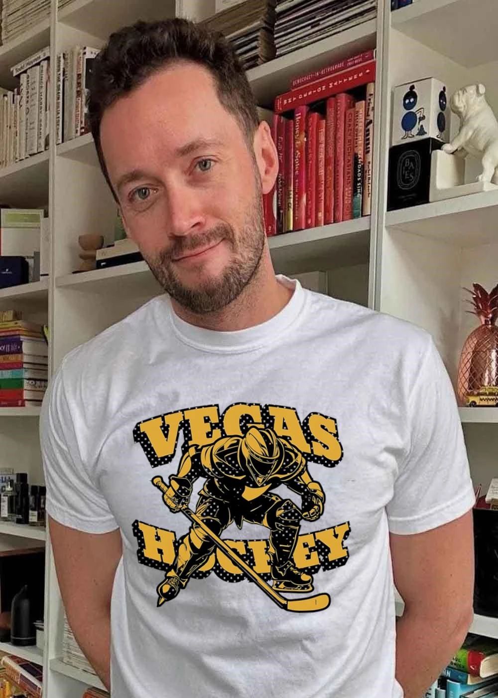 Vegas Hockey Skater Athlete Vegas Hockey T-Shirt