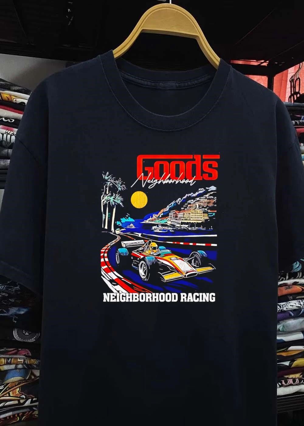 Goods Neighborhood Racing Formula One Driver Driving Monaco Coastal T-Shirt
