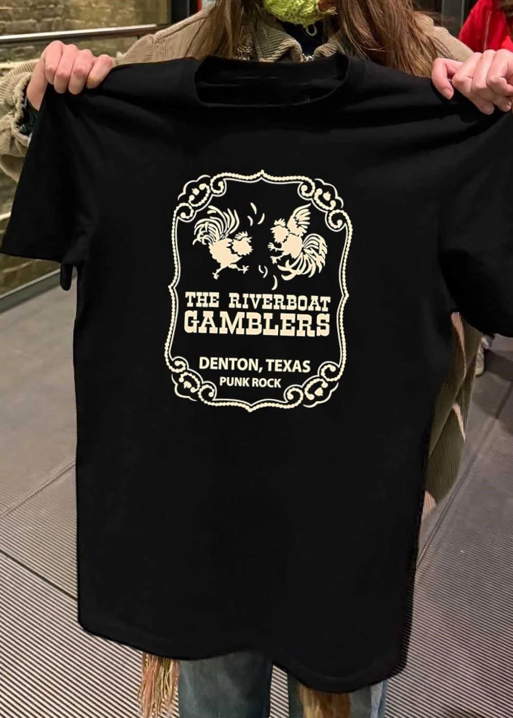 Denton Texas The Riverboat Gamblers Fighting Cocks Punk Rock shirt