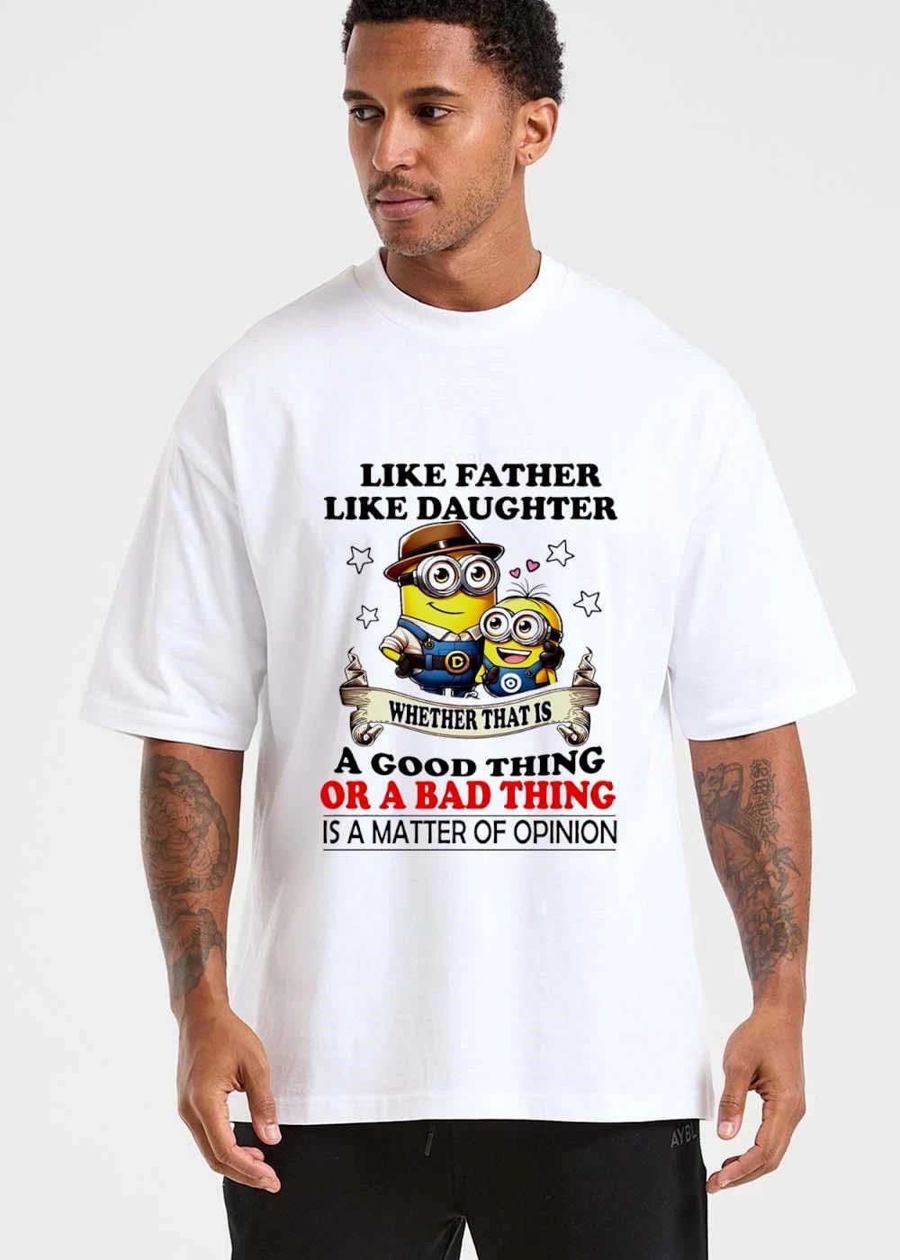 Like Father Daughter Whether That Is A Good Thing Or Bad Matter Of Opinion Two Minions Cartoon shirt