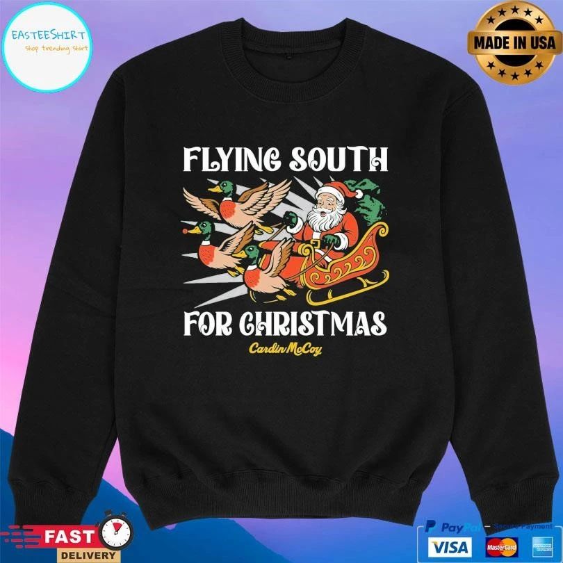 Flying South For Christmas 2025 Santa T-shirts