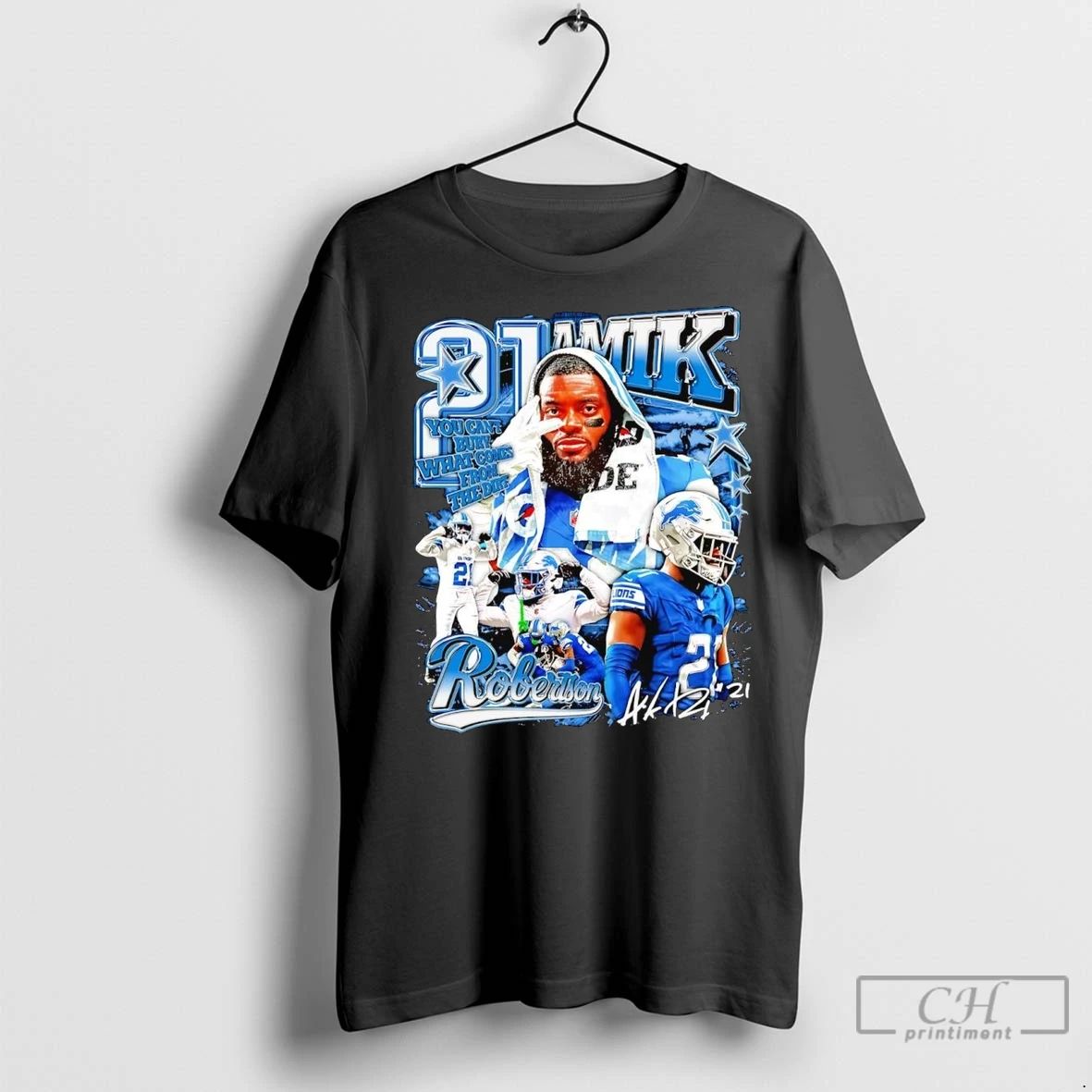 Premium Amik Robertson You Cant Bury What Comes From The Dirt Detroit Lions