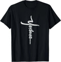 Yeshua Cross Hebrew Name of Jesus Christian Worship T-Shirt