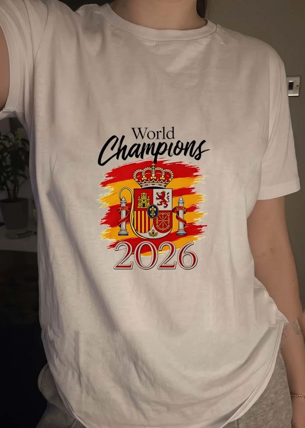 Merchandise World Champions 2026 Spain National Team T-Shirt
