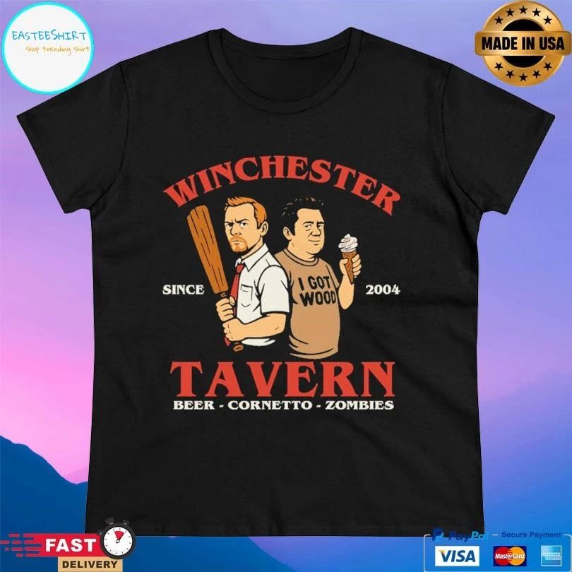 Winchester Tavern Beer Cornetto Zombies Since 2004 T-shirts