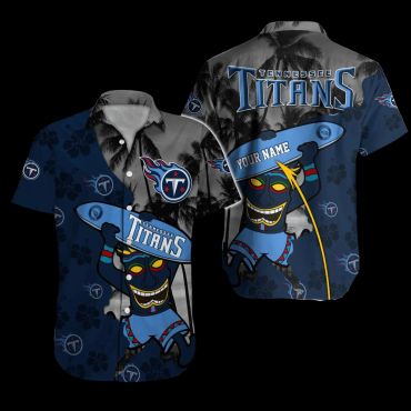 Personalized Tennessee Titans Tiki Spirit Hawaiian Shirt