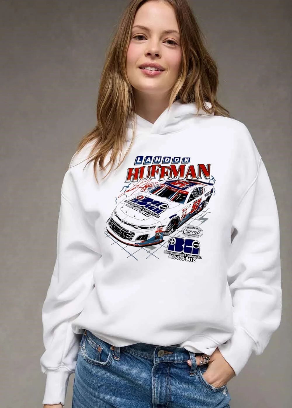 Carroll Speed Shop Industrial Battery And Charger Landon Huffman shirt
