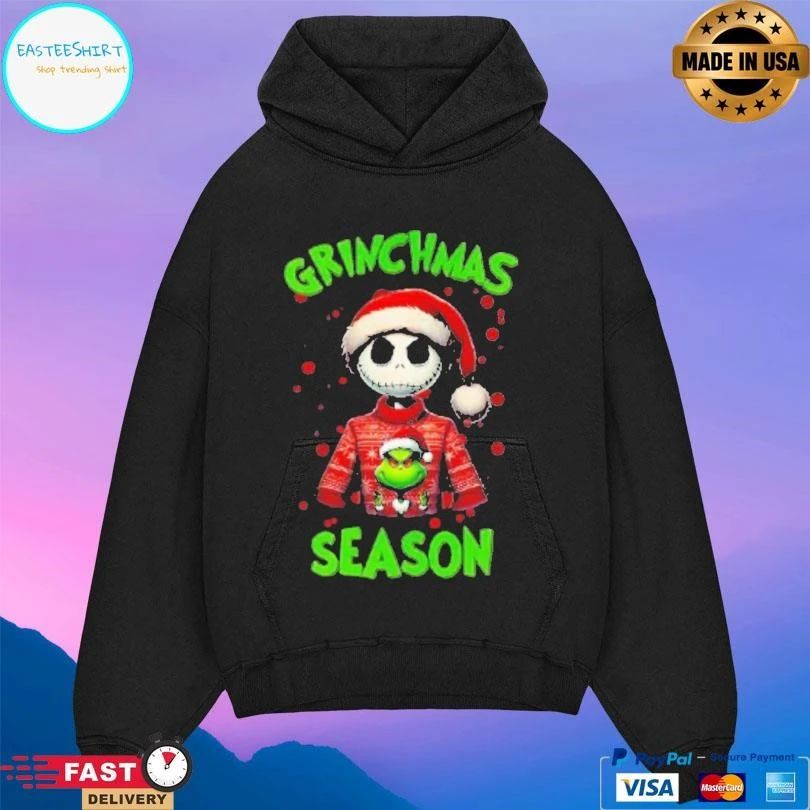 Jack Skellington Grinchmas Season 2025 T-shirts