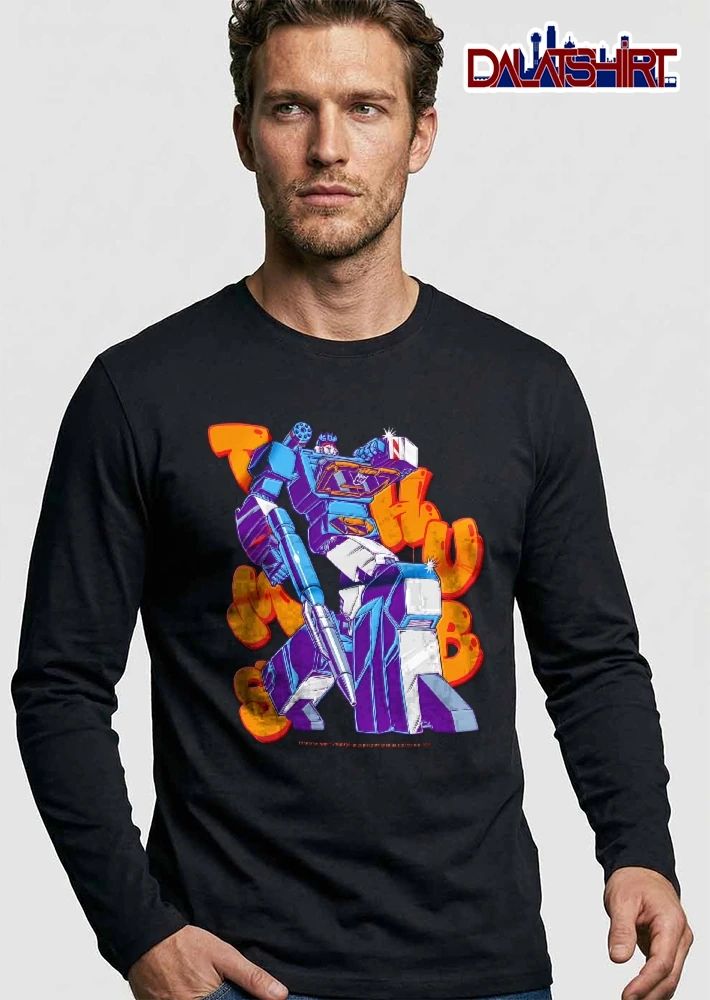 Transformers Second Form Official Collection Thumbs 2020 Soundwave Robot Graffiti Art shirt
