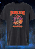 Postal Scam Vagabond Rose Skull Skeleton Hand Heavy Metal Style shirt
