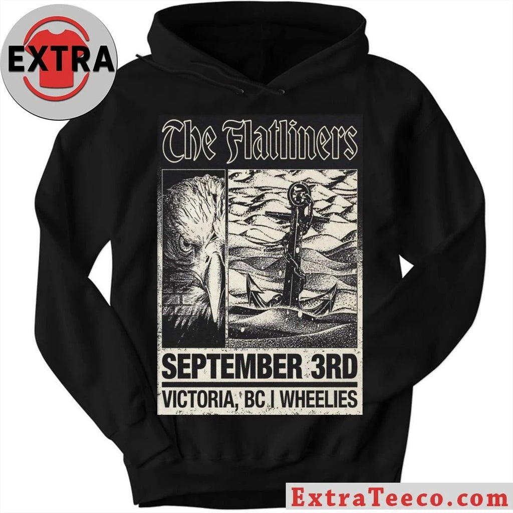 The Flatliners Sept 3 2026 Wheelies Motorcycles In Victoria BC Poster T-Shirt