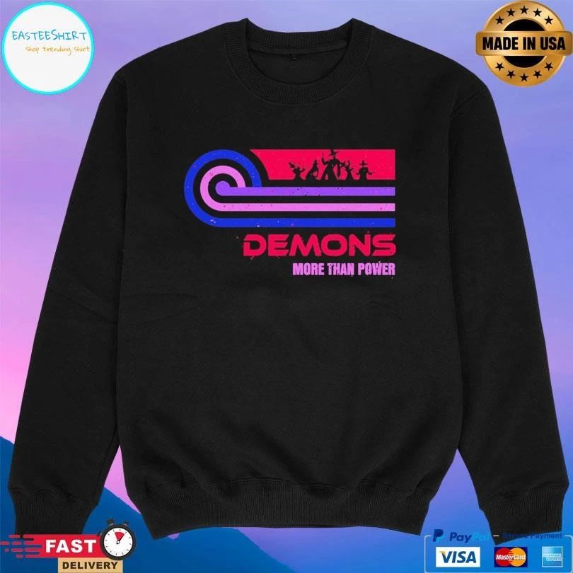 Demons More Than Power Retro T-shirts