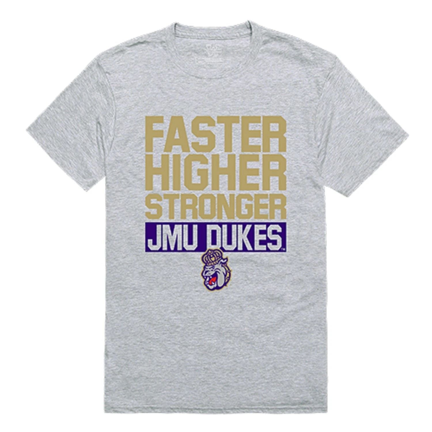 James Madison University Foundation Dukes NCAA Logo Workout T-Shirt S-2XL