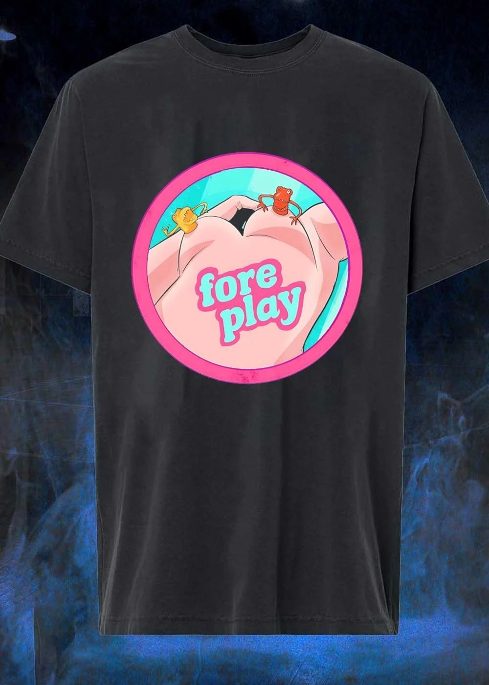 Monsters Fore Play Adult Humorous Graphic T-Shirt