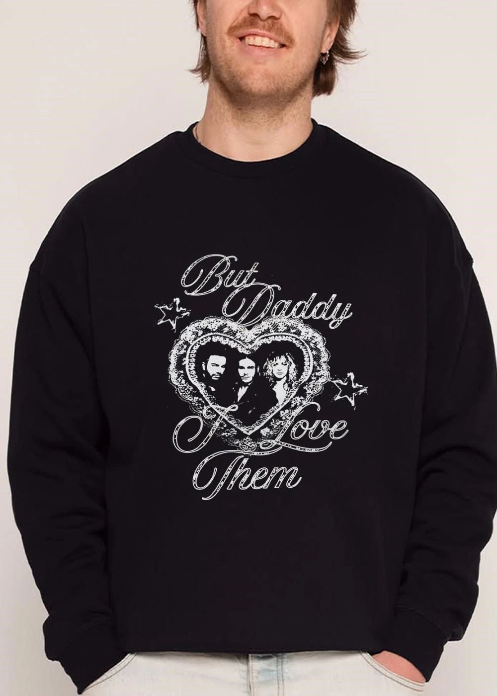 But Daddy I Love Them Lace Heart Band Portrait Stars Bootleg shirt