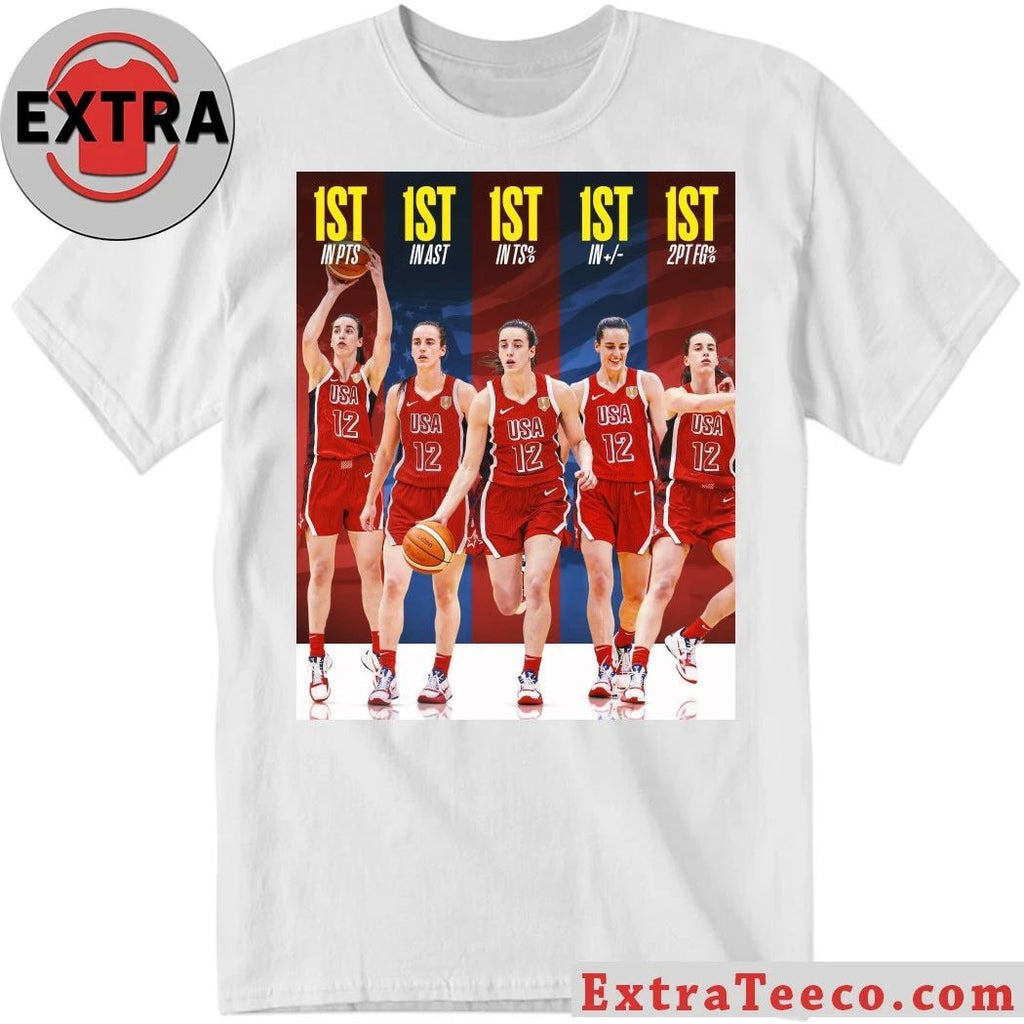 Caitlin Clark has been running the show for Team USA, and the numbers back it up Shirt