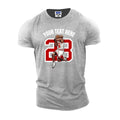 Personalized Basketball Custom Men's T Shirt Funny USA Graphic New Gift Tee