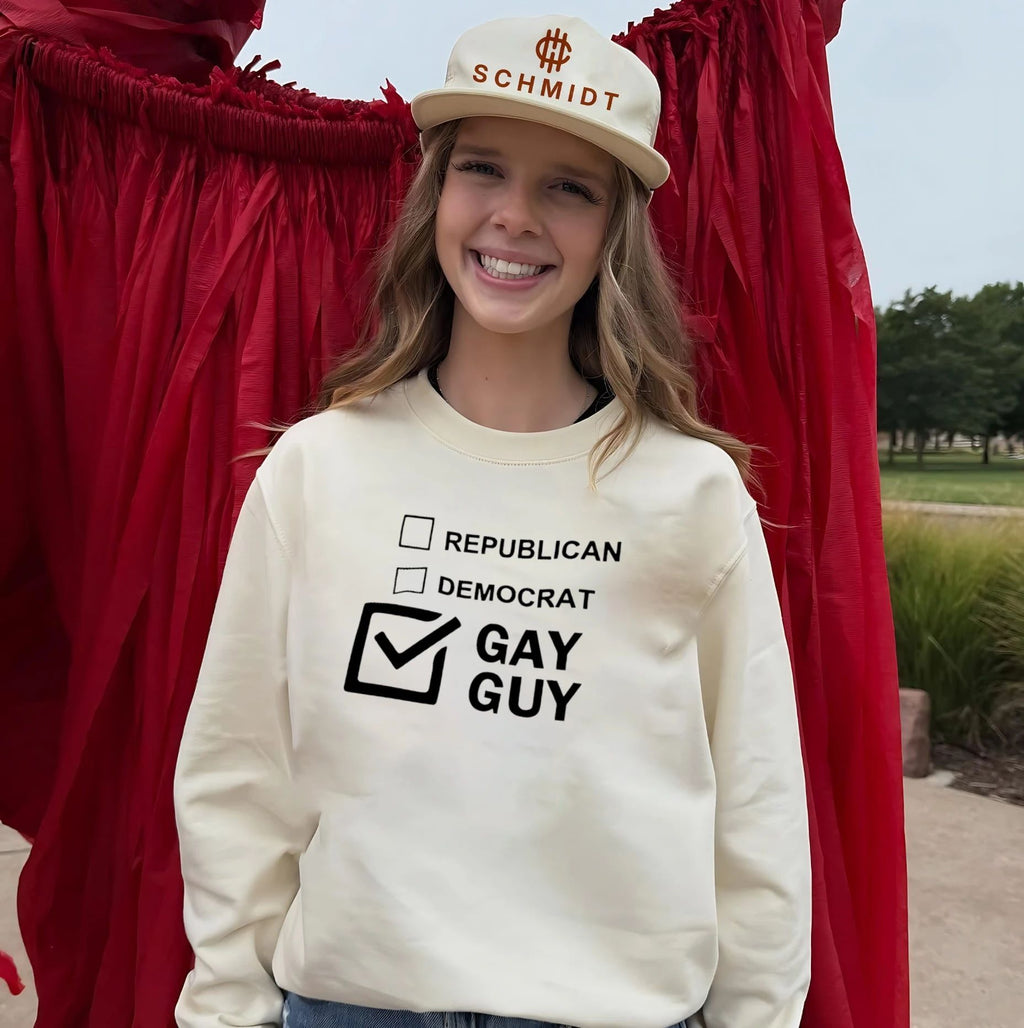 Republican Democrat Gay Guy Checkbox LGBTQ shirt
