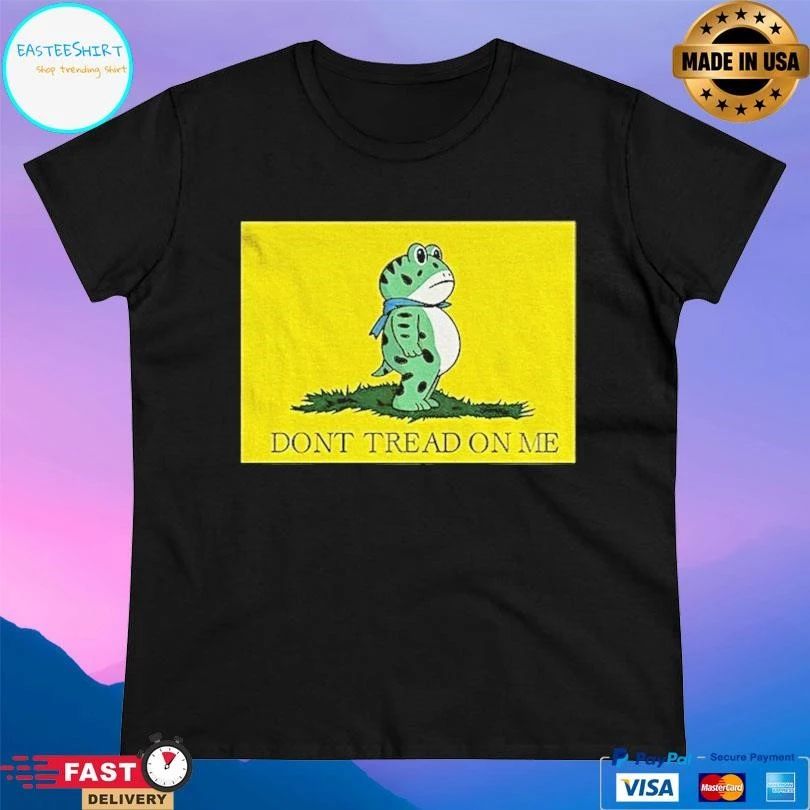 Portland I C E Protest Frog Don’t Tread On Me Gadsden Flag T-shirts