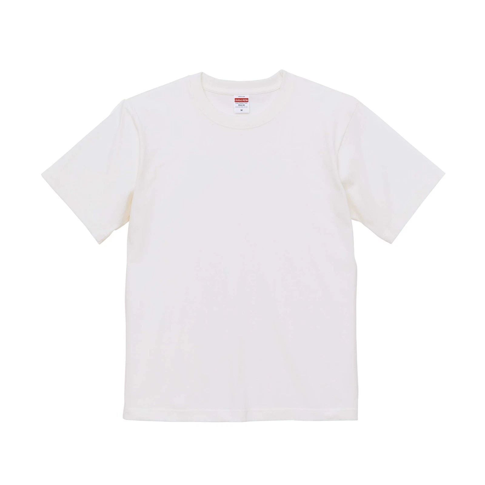 United Athle 6.2oz Premium T-Shirt 594201 [Men's] Vanilla white M