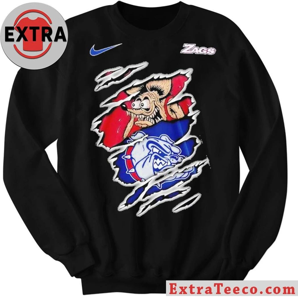 Gonzaga Bulldogs NCAA Varsity Savage Logo T-Shirt