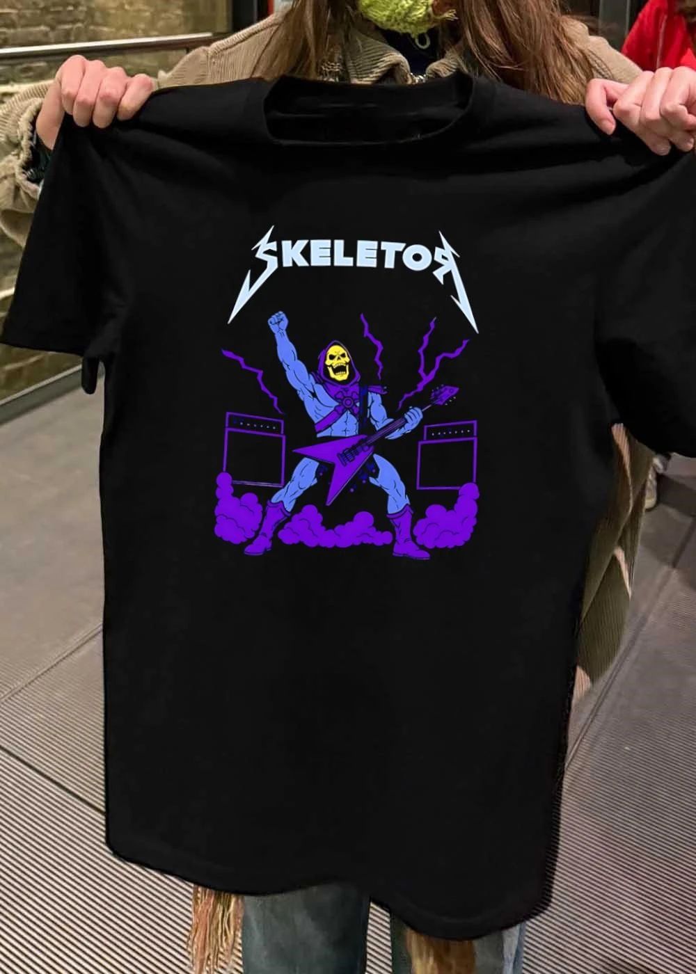 Masters of the Universe Skeletor Playing Guitar SKELETOR Rock Metal shirt