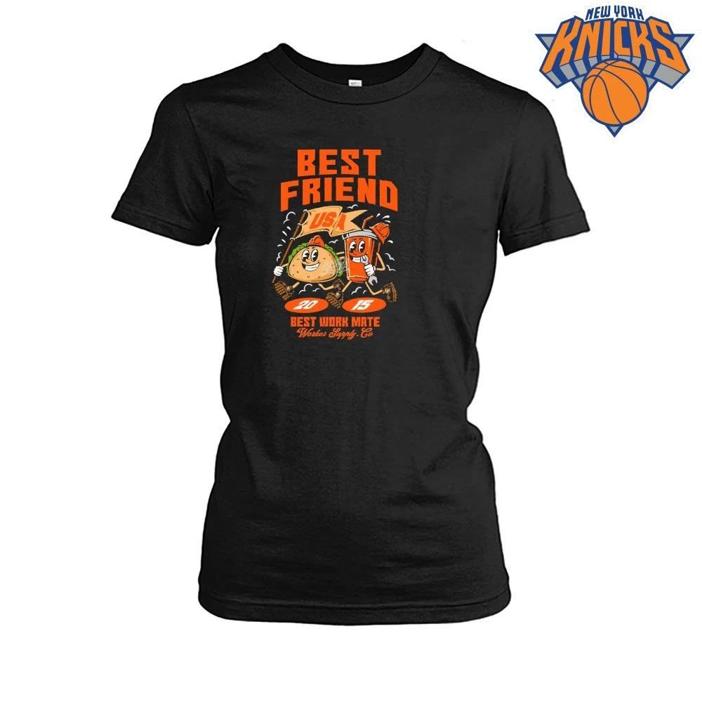 Friend USA Best Work Mate Worker Supply Co Taco Soda Cartoon Retro Shirt