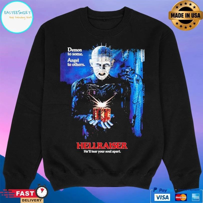 Hellraiser He’ll Tear Your Soul Apart Demon To Some Angel To Others T-shirts