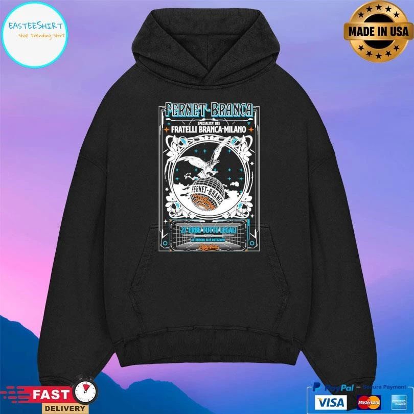 Fernet-Branca Specialita Dei Fratelli Branca-Milano 27 Erbe Tutte Legali Attenzione Alle Imitazioni T-shirts
