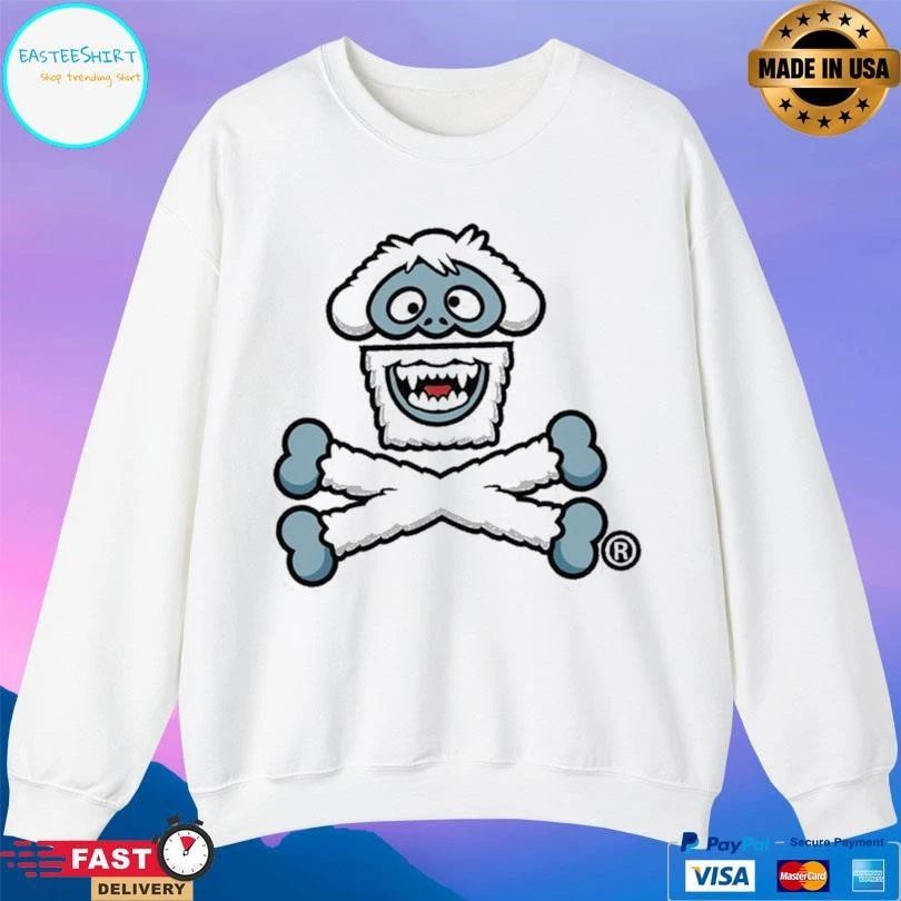 Boxy Snow Monster Crossbones T-shirts