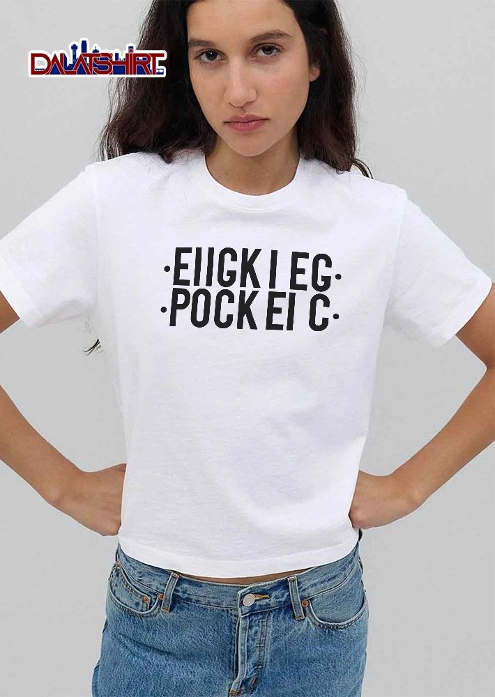 Eiigk I Eg Pock Ei C Black Typography Side Dots Bold Font shirt