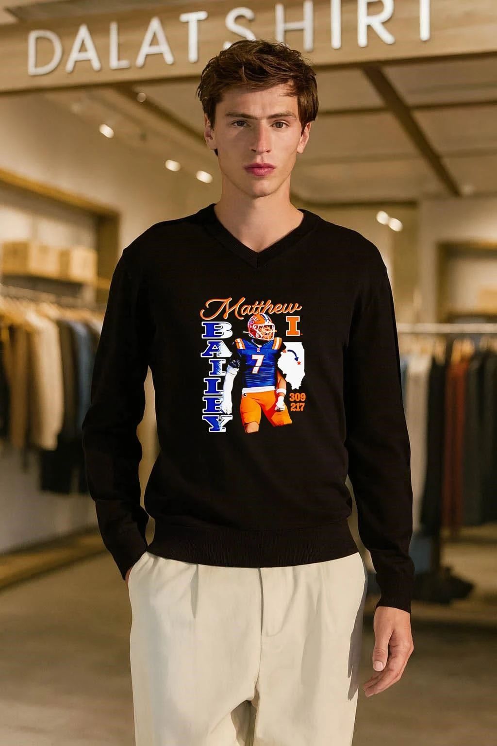 Matthew Bailey Illinois 309 217 Fighting Illini shirt